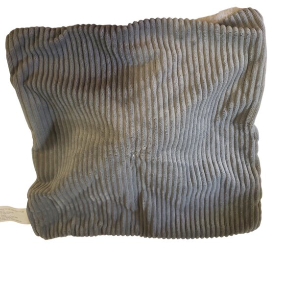 Plush Gray Elephant Baby Lovey Security Blanket Lamb Rattle Very Soft Cute - Picture 2 of 5